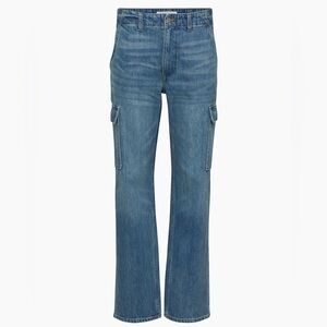 Denim Forum The '90s Edie Lo-Rise Cargo Jean